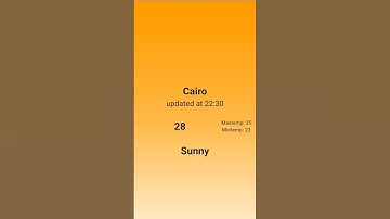 Simple weather app using flutter #dart #flutter #fluttercoding #mobileappdevelopment