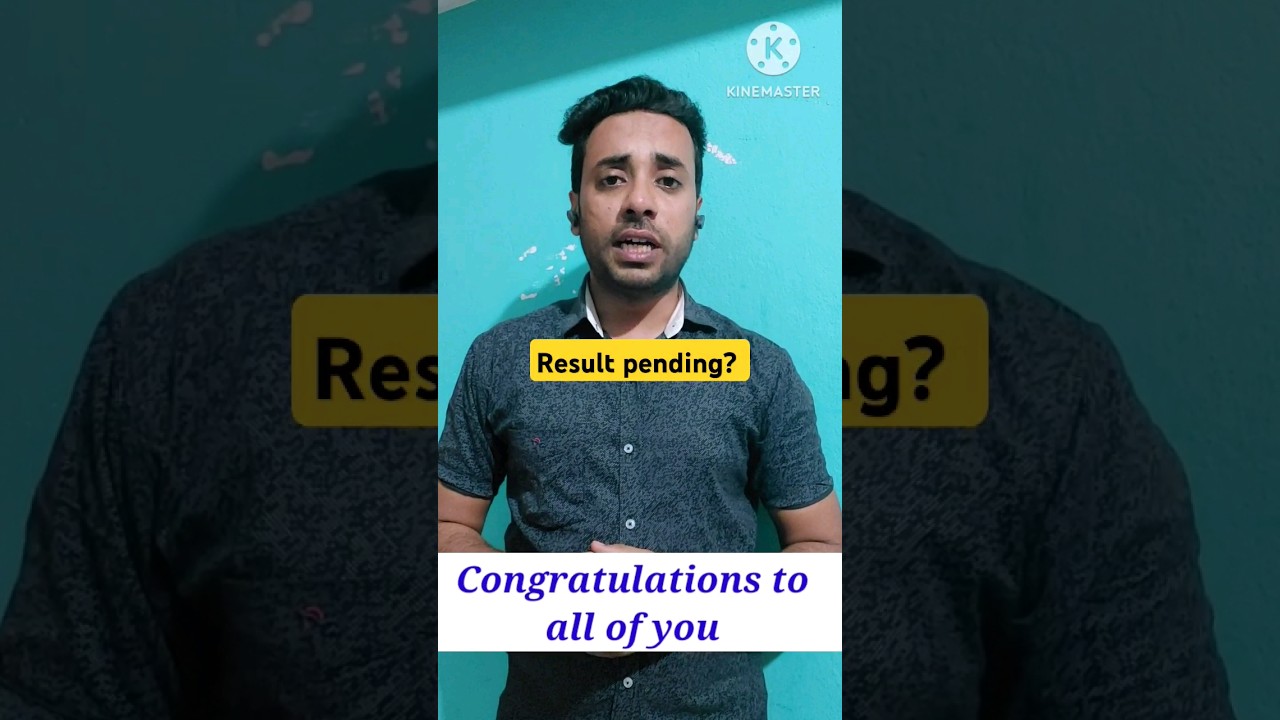 Result Pending?.? 🤒 