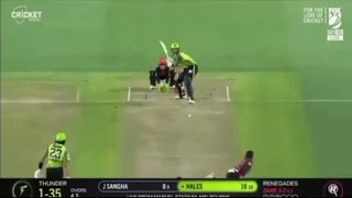 Alex Hales Smashed Two Back to Back Massive Slog Sweep Sixes On 35 Rows screenshot 4