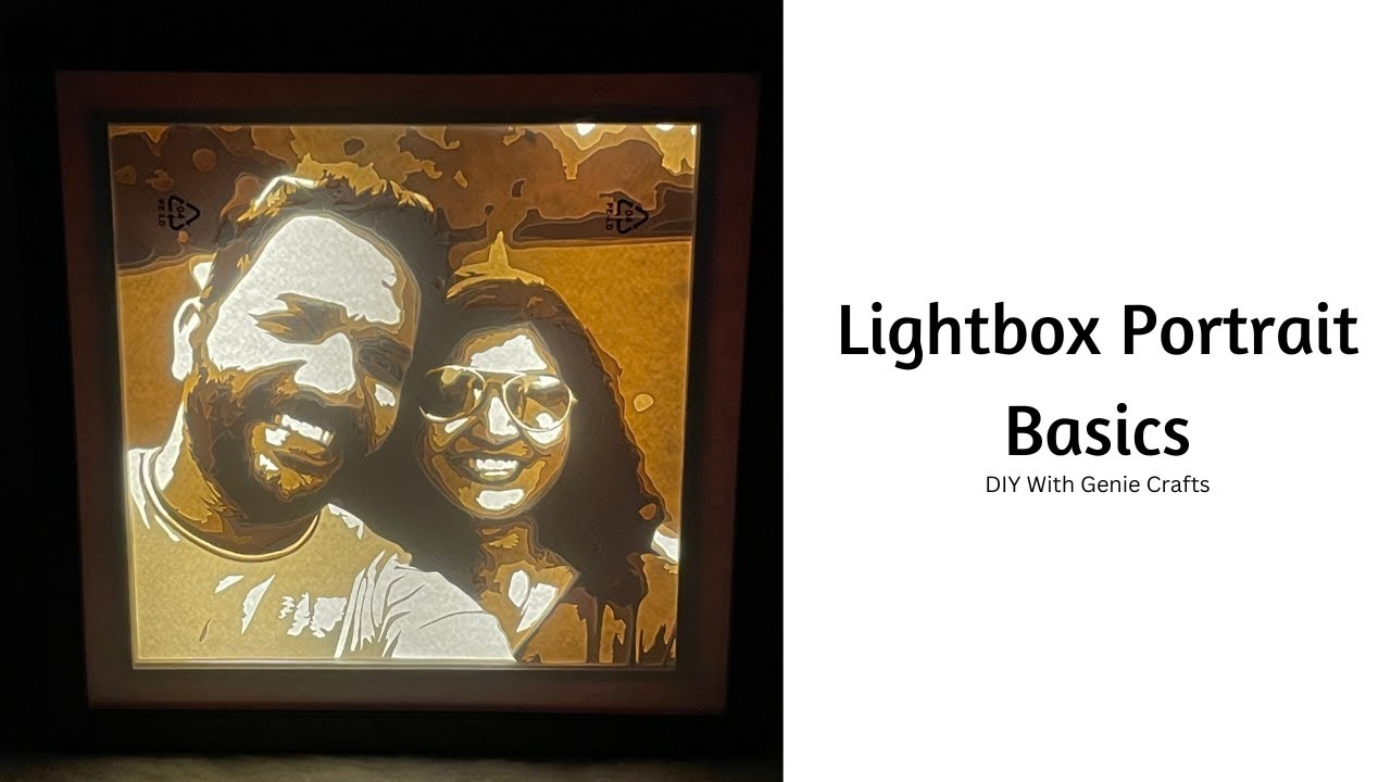 How to Lightbox Portrait, Portrait Shadow Box Basics