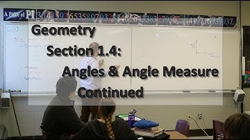 Geometry Section 1.4: Angles & Angle Measure continued