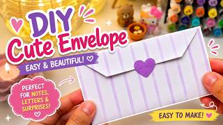 The Secret to Perfect DIY Envelopes (No Glue Needed!)