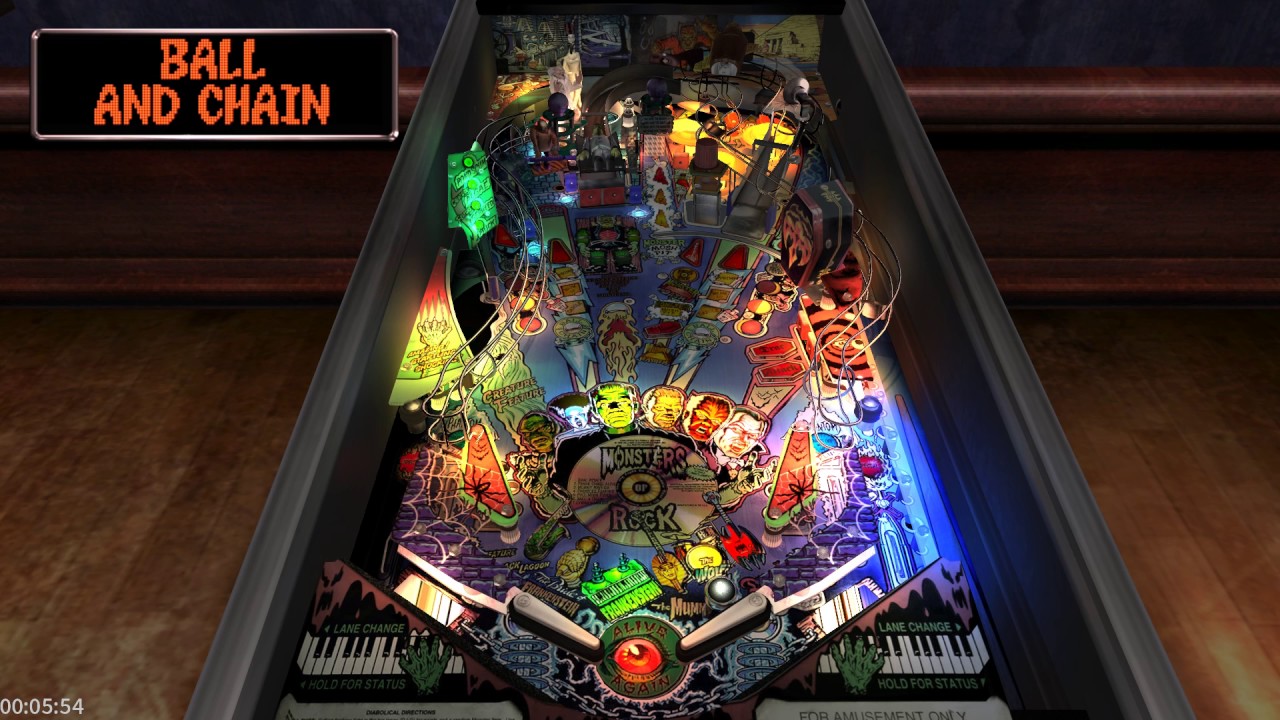 Pinball Arcade Tournament 2016 November Monster Bash 800 millions