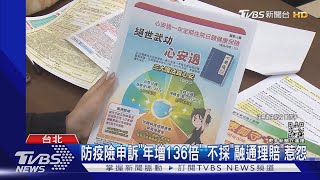 防疫險申訴「年增136倍」 不採「融通理賠」惹怨|TVBS新聞