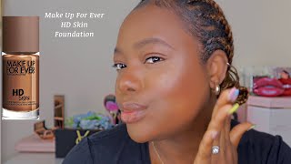 New MAKEUP FOREVER HD SKIN Foundation Review | Dark Skin Information