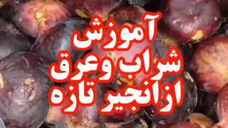 آموزش عرق و شراب از انجیر تازه قسمت اول .دمتون گرم که با سابسکرایب و لایک به ما روحیه میدین🙏🙏🙏❤️❤️🌹