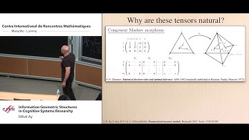 Nihat Ay : Information Geometric structures in Cognitive Systems Research
