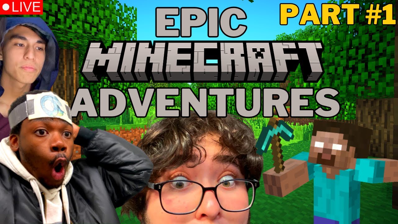 🔴[LIVE NOW] EPIC MINECRAFT ADVENTURE PART 1 - YouTube