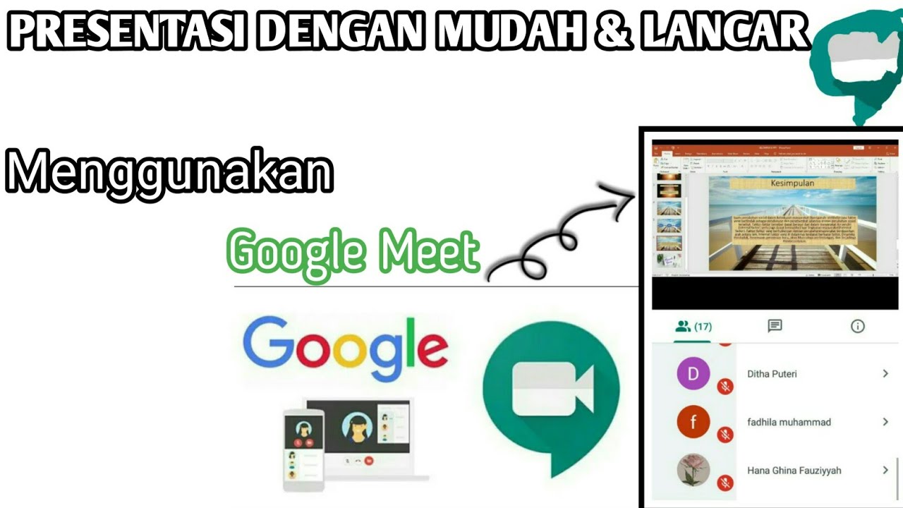 Tutorial Presentasi di Google Meet (Kuliah Online) - YouTube