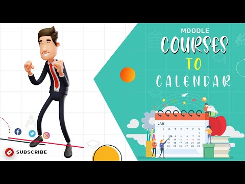 Moodle Courses to Calendar