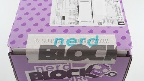 Nerd Block Jr December 2014 Review – Girl + Coupon