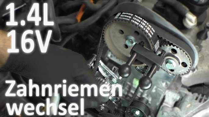 VW 1.4 16V - Zahnriemenwechsel, Wasserpumpe und alle Umlenkrollen bzw.  Spannrollen. 🔧🙆 🔧 