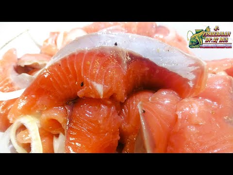 Лосось быстрого посола, вкусный рецепт засолки красной рыбы, горбуши, кета, всего за 15 минут #1