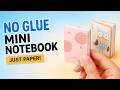 DIY Mini Notebooks - No Glue, Super Easy &amp; Cute!