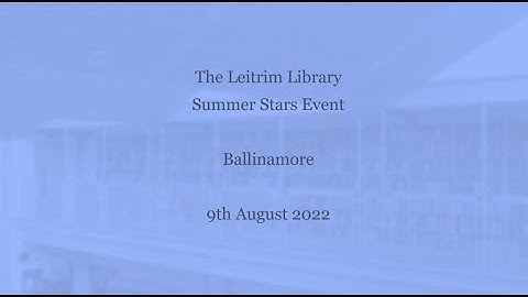 Ballinamore Library Claymation Workshop with Patricia Clarkson -Video-2