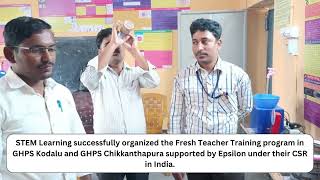 Teacher Training program | Epsilon’s CSR initiative | STEM Learning