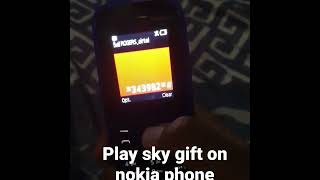 Play sky gift nokia 105 on keypad screenshot 5