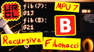 MPU 7 Recursive Fibonacci (B code) [ 2 Hz Minecraft Redstone CPU ]