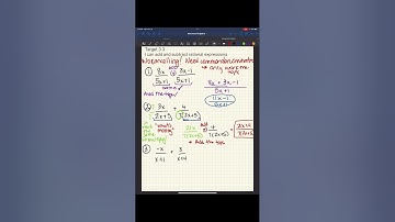 Target 3.3 I can add and subtract rational expressions.