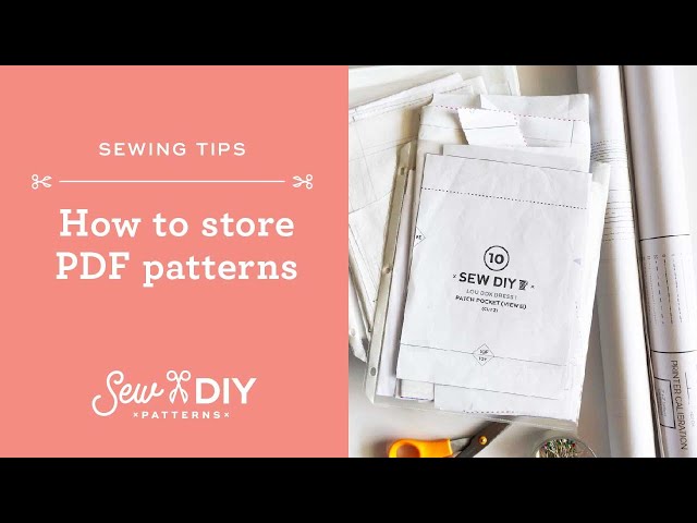 Pattern Storage Hack: How To Store And Organize Your Sewing Patterns For  Just $3 