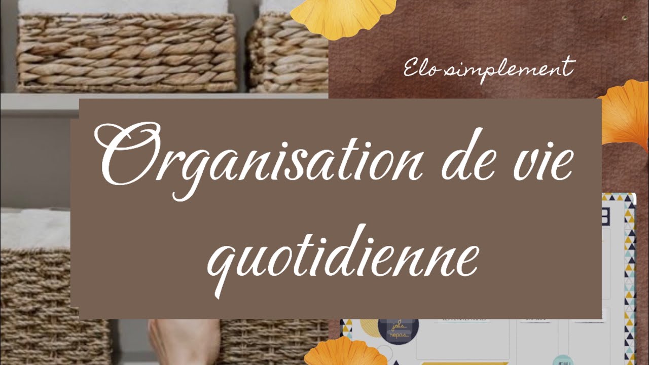 Mon quotidien ménage et organisation