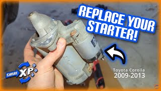 How to Replace Starter Toyota Corolla 20092013 in 15 Minutes!