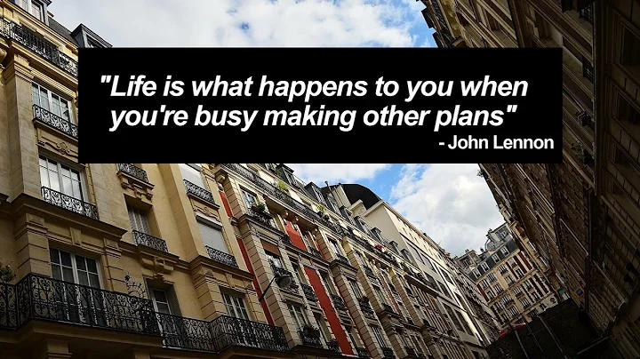 759. Life is what happens while you're busy making other plans - DayDayNews