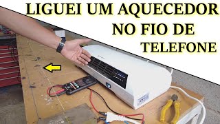 Como é possível ligar grandes potencias em cabos e fios finos