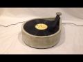 Concrete  acrylic record player