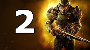 Doom Walkthrough Part 2 - No Commentary Playthrough (PS4)