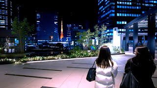 Tokyo Urban Walkway from Takeshiba to Hamamatsucho  Japan 4K HDR