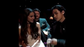Taehyung with Olivia Rodrigo at Grammy