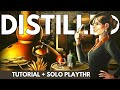 Distilled board game  how to play and full solo playthrough