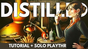 Distilled Board Game | How to Play and Full Solo Playthrough