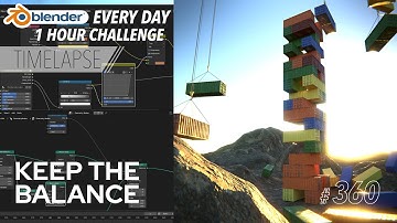 Procedural Jenga Tower using Geometry Nodes - Blender Every Day #360