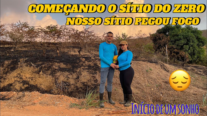 Nosso sítio pegou fogo😔