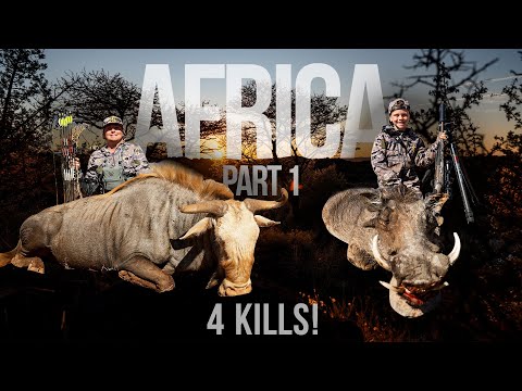 AFRICA PART 1 - Hunting for Springbok, Wildebeest, and Warthog!