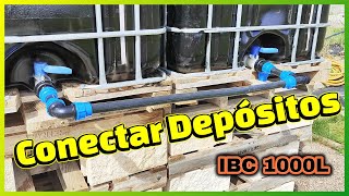 ✅Connect 1000 Liter IBC tanks and avoid algae.