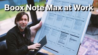 Setting up the Boox Note Max for Work