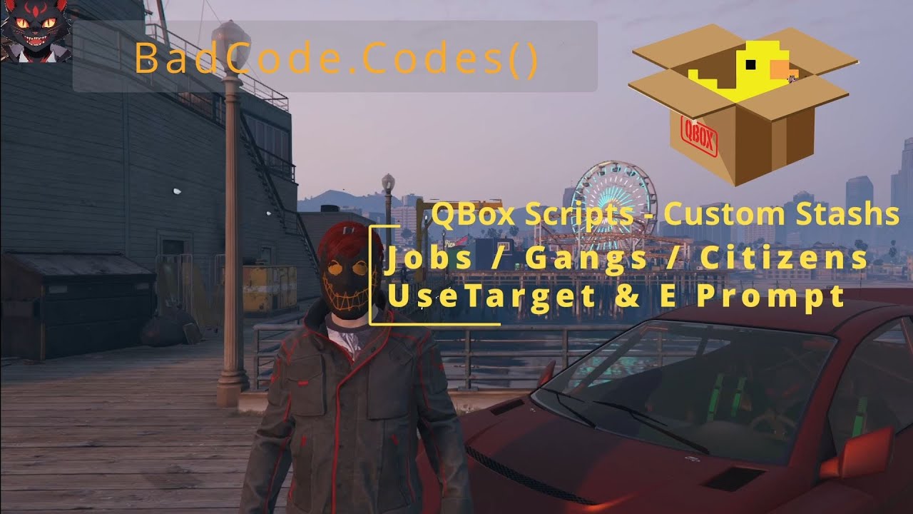 QBox Scripts - Custom Stashes [OX Inventory] - YouTube