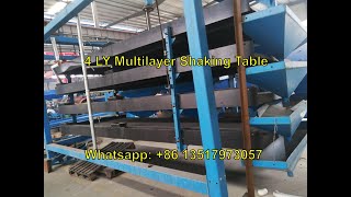 4Ly Multi Layer Shaking Tables On Site 4 Layer Shaker Table
