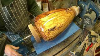 Woodturning - John Wood - Large floor vase   part#28