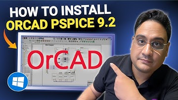 How to install OrCAD PSpice 9.2 on Windows | COA Lab experiment | Circuit Diagram | Simulation