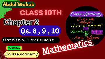 Class 10 math chapter 2