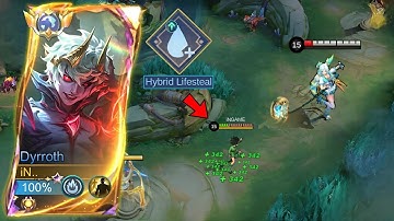 DYRROTH NEW META ITEM AND EMBLEM TO BEAT AGGRESSIVE OP ENEMY! - MLBB