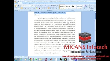 Haze Removal Algorithm for Optical Remote Sensing Image Based on Multi Scale Model and Histogram