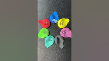 A To Gun alphabet letters experiment with satisfying clay #alphabetlore #satisfying #colors #fyp