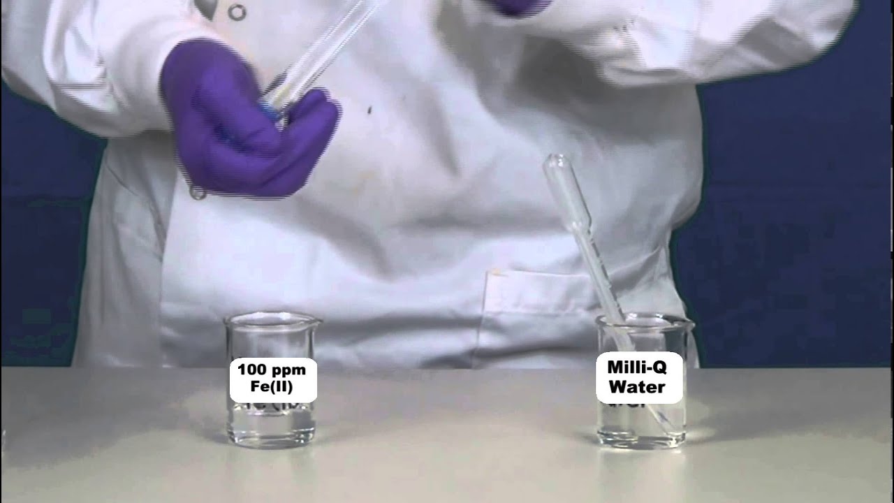 Iron Determination by Ferrozine Assay YouTube