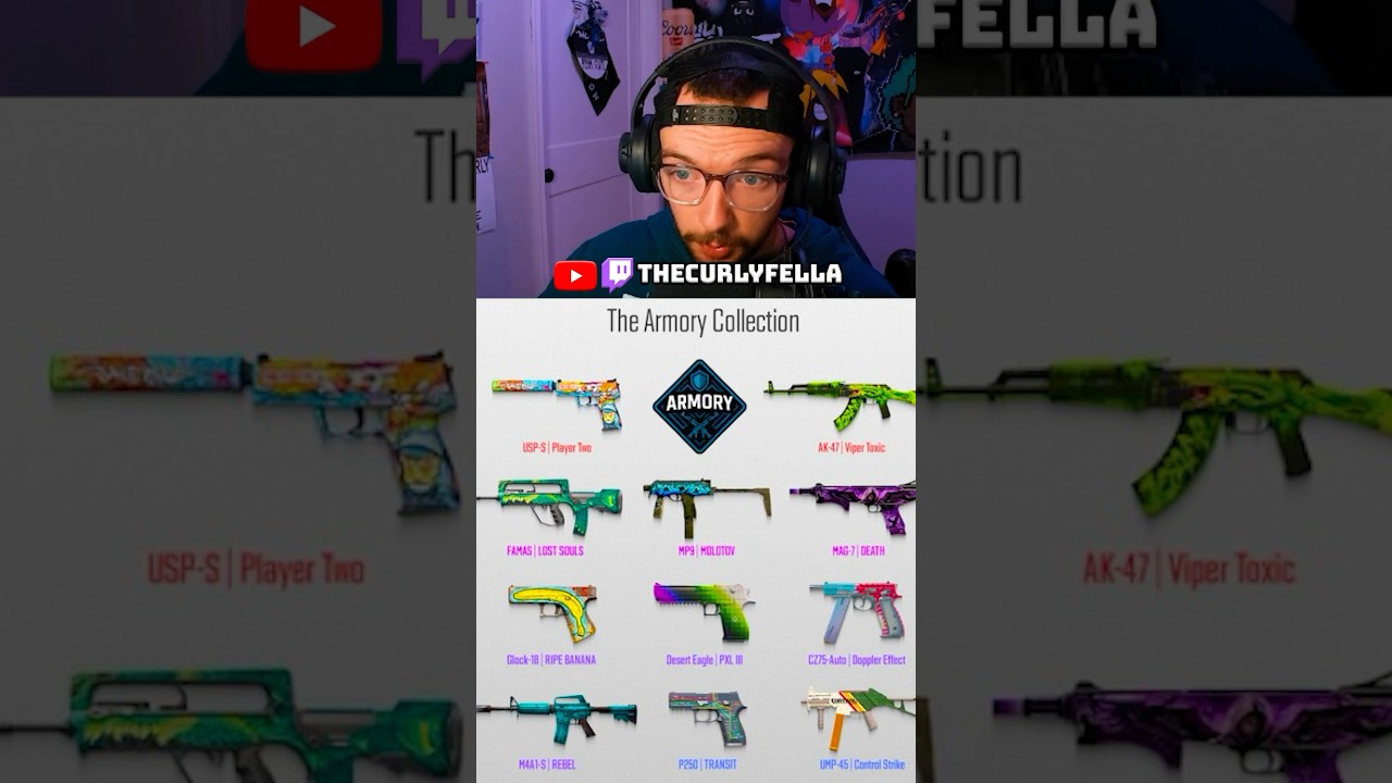 Как будет выглядеть новая коллекция арсенала CS2? 👀 