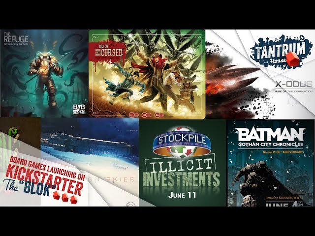 June 2019 (1st half) Upcoming Board Games Kickstarter